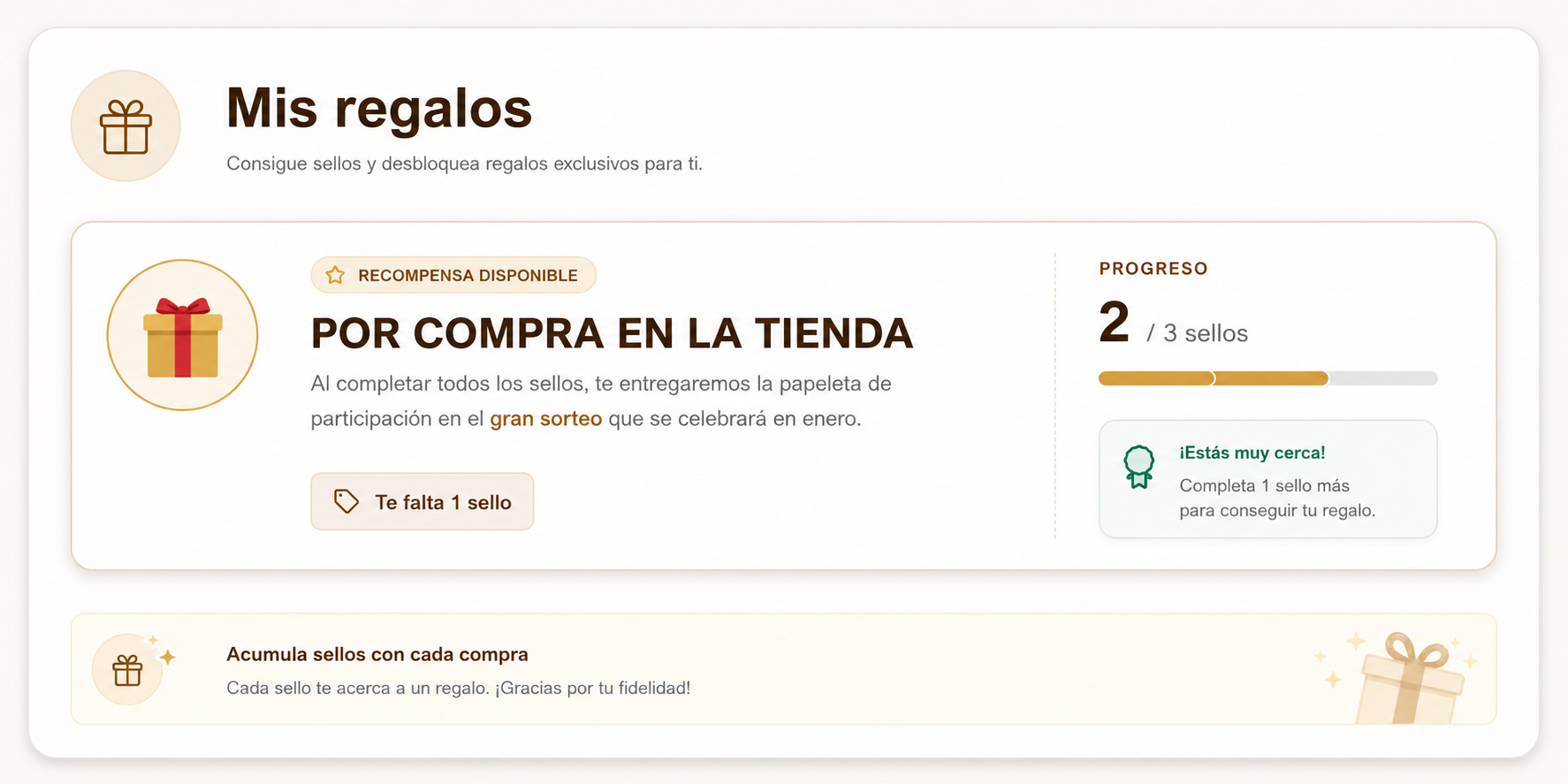 Captura 1 de Tarjeta de Fidelización Digital