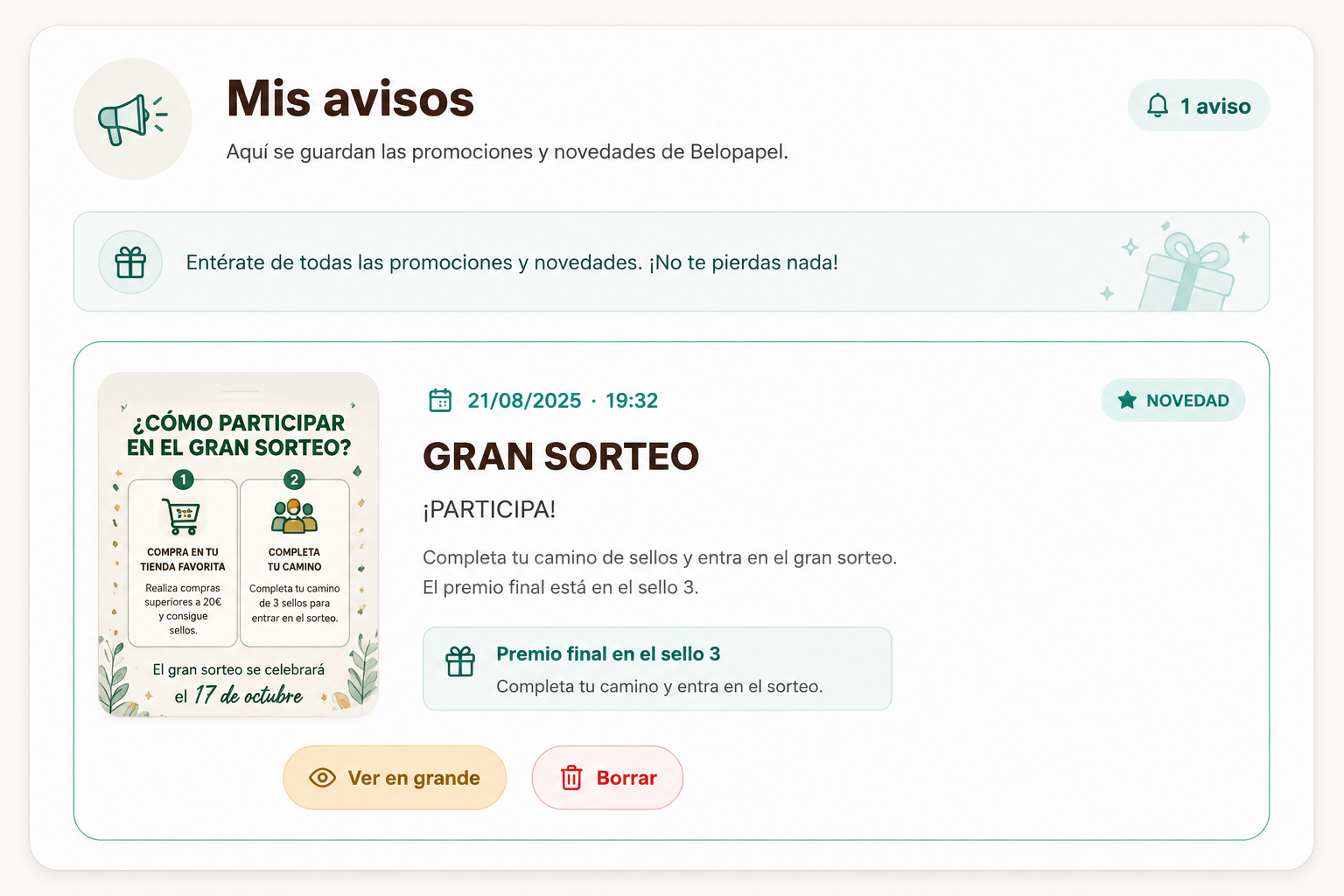 Captura 2 de Tarjeta de Fidelización Digital